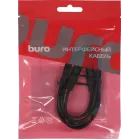 Кабель соединительный аудио Buro BAAC002-1 Jack 3.5 (m)/Jack 3.5 (m) 1м. черный