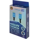 Кабель аудио-видео Premier 11236 HDMI (m)/HDMI (m) 1.5м. позолоч.конт. черный