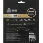 Кабель аудио-видео Cactus CS-HDMI.2.1-5 HDMI (m)/HDMI (m) 5м. позолоч.конт. серебристый