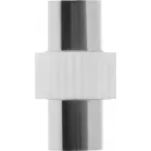 Адаптер антенный Premier 4-400/2 Coax (m)/Coax (m) серебристый (уп.:2шт)