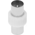 Адаптер антенный Premier 4-400/2 Coax (m)/Coax (m) серебристый (уп.:2шт)
