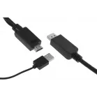 Кабель-переходник аудио-видео Buro HDMI (m)/DisplayPort (m) 2м. позолоч.конт. черный (HDMI-DP-2M)