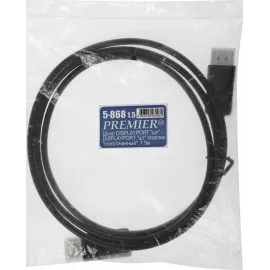 Кабель соединительный аудио-видео Premier 5-868 DisplayPort (m)/DisplayPort (m) 1.5м. черный (5-868 1.5)