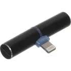 Переходник аудио Red Line lightning/Jack 3.5 (f) черный (УТ000016491)