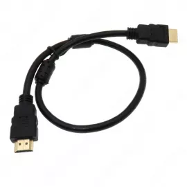 Кабель аудио-видео Premier 5-813 HDMI (m)/HDMI (m) 0.75м. феррит.кольца позолоч.конт. черный (5-813 0.75)