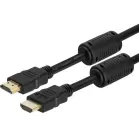 Кабель аудио-видео Premier 5-813 HDMI (m)/HDMI (m) 0.75м. феррит.кольца позолоч.конт. черный (5-813 0.75)