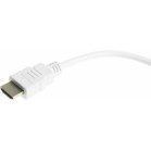Переходник аудио-видео Premier 5-983 HDMI (m)/VGA (f)/Jack 3.5 (f) 0.15м. белый
