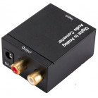 Переходник аудио Premier 5-987 TOS (f)/2хRCA (f) черный