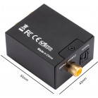 Переходник аудио Premier 5-987 TOS (f)/2хRCA (f) черный