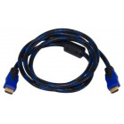Кабель соединительный аудио-видео Premier 5-813BL HDMI (m)/HDMI (m) 1.5м. феррит.кольца черный/синий (5-813BL 1.5)