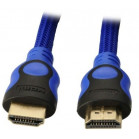 Кабель соединительный аудио-видео Premier 5-813BL HDMI (m)/HDMI (m) 1.5м. феррит.кольца черный/синий (5-813BL 1.5)