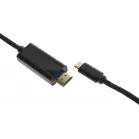 Кабель-переходник аудио-видео Buro USB Type-C (m)/HDMI (m) 1.5м. черный (BU-TYPEC-HDMI-1.5M)