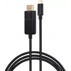 Кабель-переходник аудио-видео Buro ver1.4 USB Type-C (m)/DisplayPort (m) 1.5м. черный (BU-TYPEC-DP-1.5M)