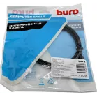 Кабель-переходник аудио-видео Buro ver1.4 USB Type-C (m)/DisplayPort (m) 1.5м. черный (BU-TYPEC-DP-1.5M)