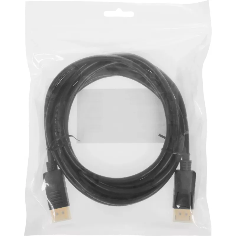 Кабель аудио-видео KingPrice KP-DP-v1.2-3m DisplayPort (m)/DisplayPort (m) 3м. черный