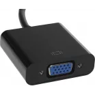 Переходник KingPrice KP-HDMI(m)-VGA(f) HDMI (m)/VGA (f) 0.1м. черный