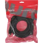 Кабель аудио-видео Buro BU-HDMI-v1.4-10M-FF HDMI (m)/HDMI (m) 10м. феррит.кольца позолоч.конт. черный