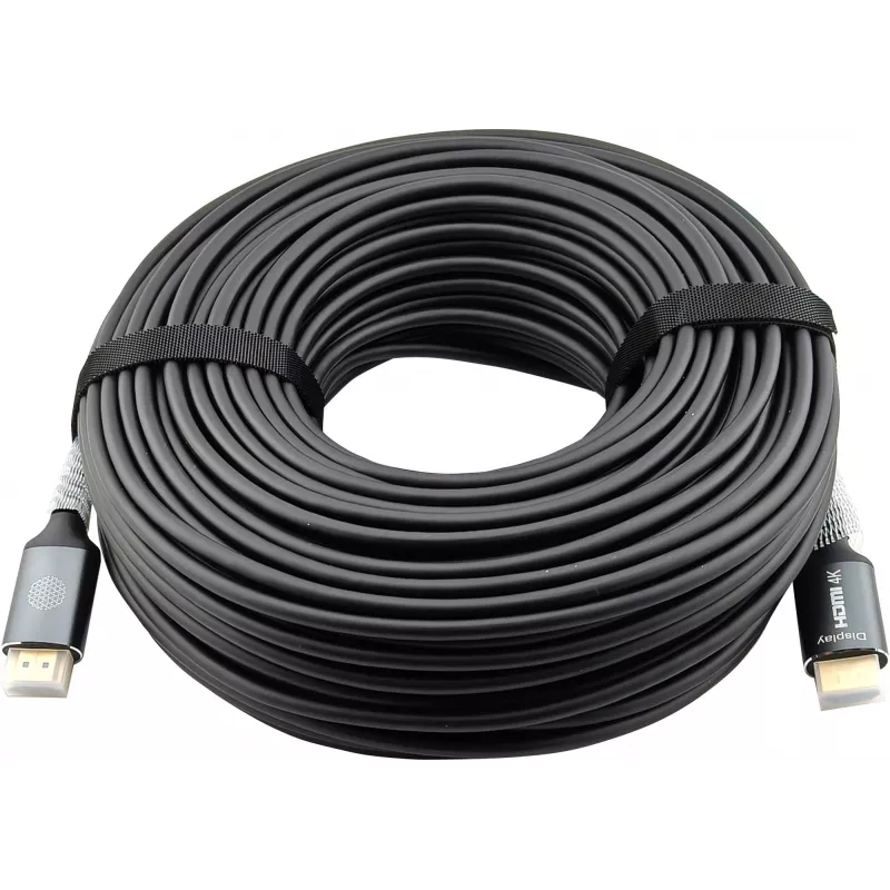 Кабель аудио-видео Cactus CS-HDMI-AOC-2-70 HDMI (m)/HDMI (m) 70м. позолоч.конт. черный