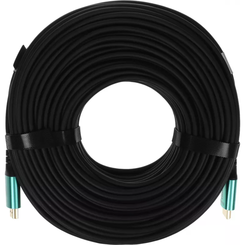 Кабель аудио-видео Cactus CS-HDMI-AOC-2.1-70 HDMI (m)/HDMI (m) 70м. позолоч.конт. черный