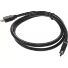 Кабель аудио-видео Buro HDMI 2.0 HDMI (m)/HDMI (m) 1.5м. позолоч.конт. черный (BHP HDMI 2.0)