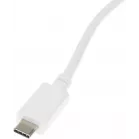 Адаптер Buro USB Type-C (m)/HDMI (f)/USB 3.0 A (f) 0.1м. белый (BHP RET TPC-HDM)