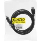 Кабель аудио-видео LAZSO WH-111 HDMI (m)/HDMI (m) 2м. позолоч.конт. черный (WH-111(2M))