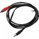 Кабель-переходник аудио Jack 3.5 (m)/2хRCA (m) 1.8м. черный