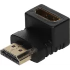 Адаптер аудио-видео 90 Deg HDMI (m)/HDMI (f) 1зв