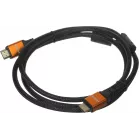Кабель аудио-видео HDMI (m)/HDMI (m) 1.8м. феррит.кольца позолоч.конт. черный