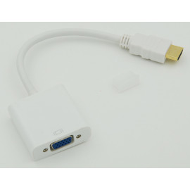 Переходник BE-HDMI-M TO VGA-F HDMI (m)/VGA (f) 0.1м. белый