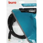 Кабель аудио-видео Buro HDMI 1.4 HDMI (m)/HDMI (m) 1.8м. феррит.кольца черный (HDMI-19M/19M-1.8M-MG)