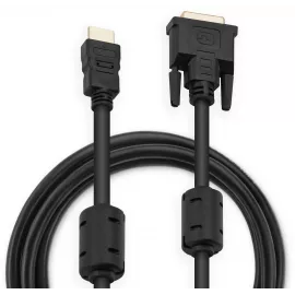 Кабель-переходник аудио-видео Buro HDMI (m)/DVI-D (m) 1.8м. феррит.кольца позолоч.конт. (HDMI-19M-DVI-D-1.8M)