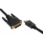 Кабель-переходник аудио-видео Buro HDMI (m)/DVI-D (m) 1.8м. феррит.кольца позолоч.конт. (HDMI-19M-DVI-D-1.8M)