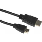 Кабель аудио-видео Buro HDMI 1.4 HDMI (m)/Mini HDMI (m) 1.8м. феррит.кольца позолоч.конт. черный (MINIHDMI-1.8M)