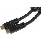 Кабель аудио-видео Ningbo HDMI (m)/HDMI (m) 20м. позолоч.конт. черный