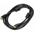Кабель аудио-видео Ningbo HDMI (m)/HDMI (m) 3м. феррит.кольца позолоч.конт. черный (HDMI-3M-MG(VER1.4))