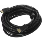 Кабель соединительный аудио-видео Ningbo HDMI-5M-MG HDMI (m)/HDMI (m) 5м. феррит.кольца позолоч.конт. черный (HDMI-5M-MG(VER1.4)BL)