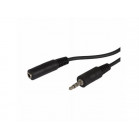 Кабель аудио Ningbo Jack 3.5 (m)/Jack 3.5 (f) 2м. черный (JAAC003-2)