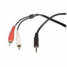 Кабель аудио Ningbo 2хRCA (m)/Jack 3.5 (m) 1.5м. черный (JAAC010-1.5) Кабель аудио Ningbo 2хRCA (m)/Jack 3.5 (m) 1.5м. черный (JAAC010-1.5)