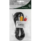 Кабель аудио-видео Ningbo 3хRCA (m)/3хRCA (m) 2м. черный (JAAC027-2)