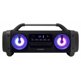 Аудиомагнитола Hyundai H-PCD400 черный 28Вт MP3 FM(dig) USB BT microSD
