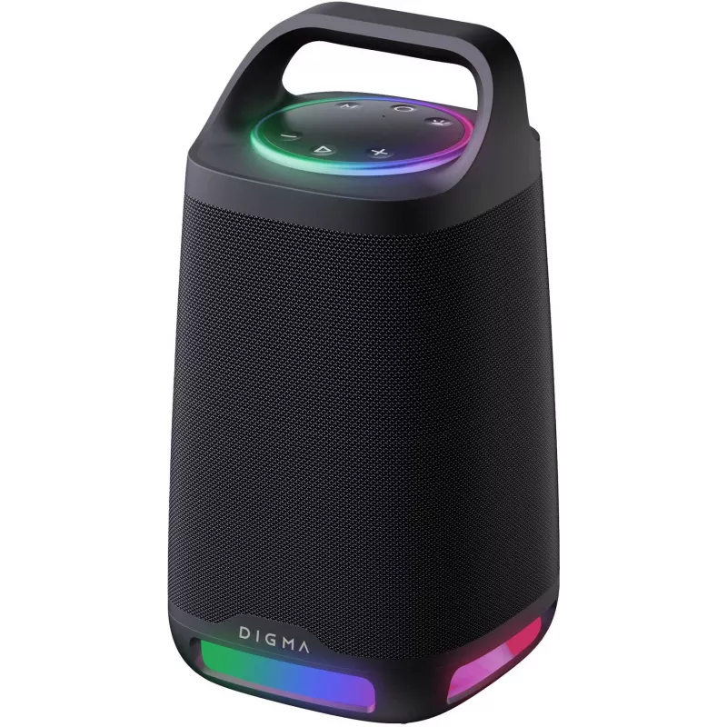 Минисистема Digma D-MC1702 черный 80Вт USB BT