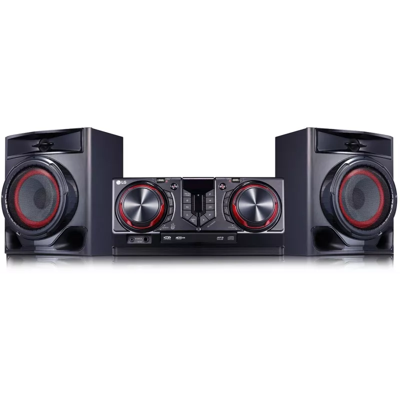 Минисистема LG CJ44 черный 480Вт FM USB BT