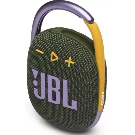 Колонка порт. JBL Clip 4 зеленый 5W 1.0 BT 15м 500mAh (JBLCLIP4GRN)