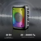 Колонка порт. Hyundai H-PS1006 черный 30W 1.0 BT 10м 1500mAh