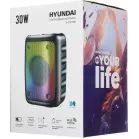 Колонка порт. Hyundai H-PS1006 черный 30W 1.0 BT 10м 1500mAh