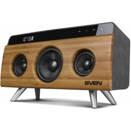 Колонка порт. Sven АС HA-930 дерево/черный 30W 1.0 BT/3.5Jack/USB 2200mAh