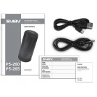 Колонка порт. Sven АС PS-260 черный 10W 1.0 BT/3.5Jack/USB 10м 2000mAh (без.бат) (SV-021337)