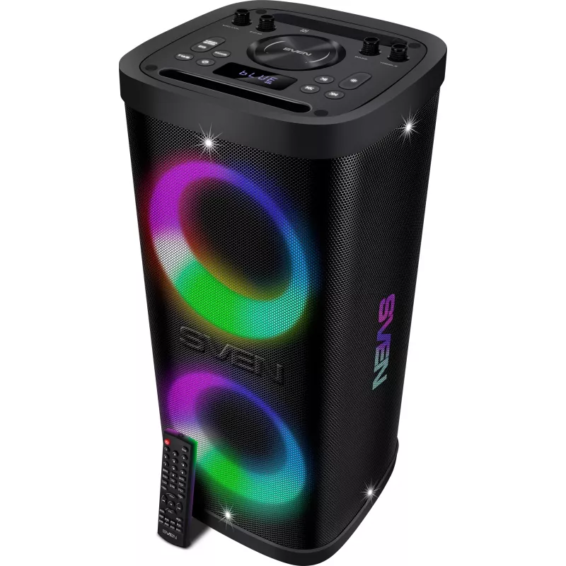 Колонка порт. Sven АС PS-930 черный 150W 1.0 BT/3.5Jack 7200mAh (SV-022402)