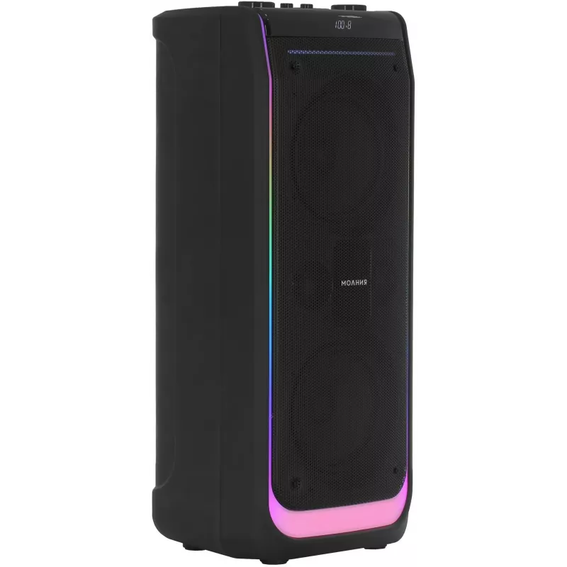 Колонка порт. Ural Молния 10000 черный 1000W 1.1 BT/3.5Jack/USB-C 20м 8000mAh (УРАЛ МОЛНИЯ 10000)